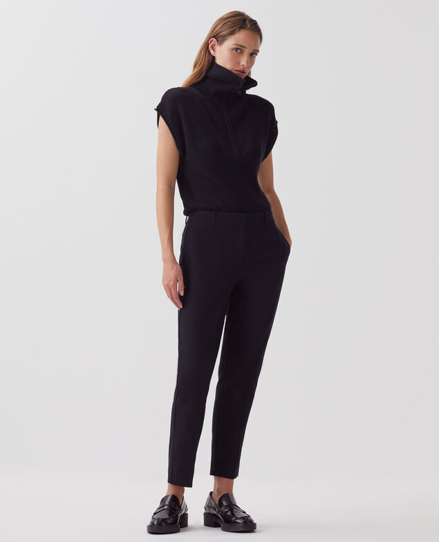 MARGUERITE - Zigarettenhose H091 black beauty
