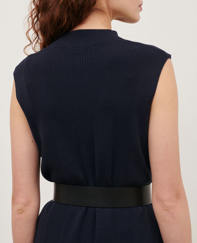 Ärmelloser Pullover aus Baumwolle