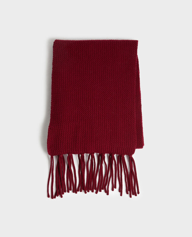 Schal aus Wolle 8878 18 wine
