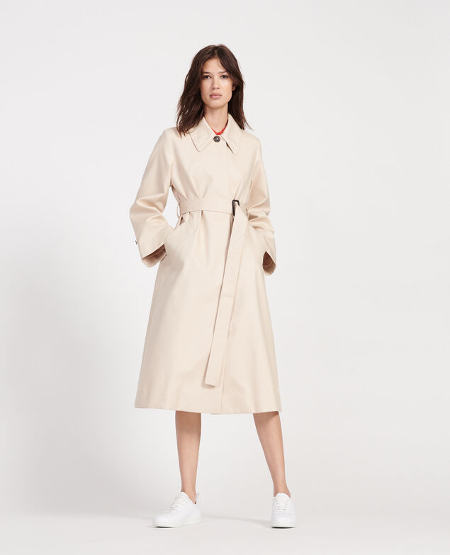 Trenchcoat aus Baumwolle  Smoke gray