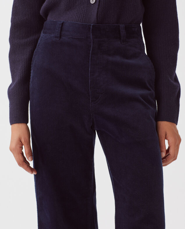 Hose aus Cord U690 navy