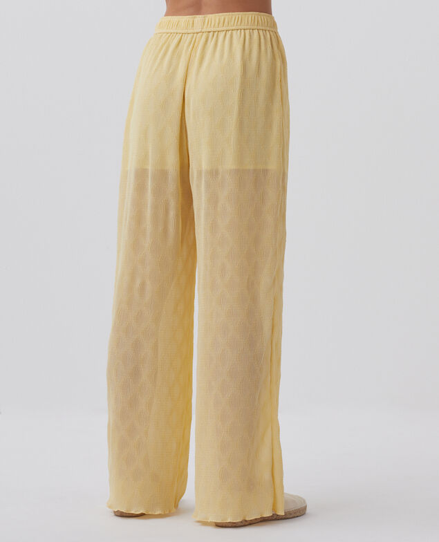 Weite fließende Hose H400 straw yellow