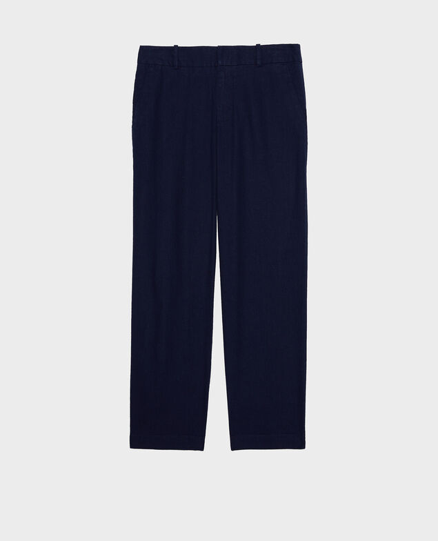 MARGUERITE - Zigarettenhose Maritime blue