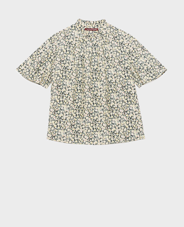 Gemusterte Bluse 7302c 119 print yellow