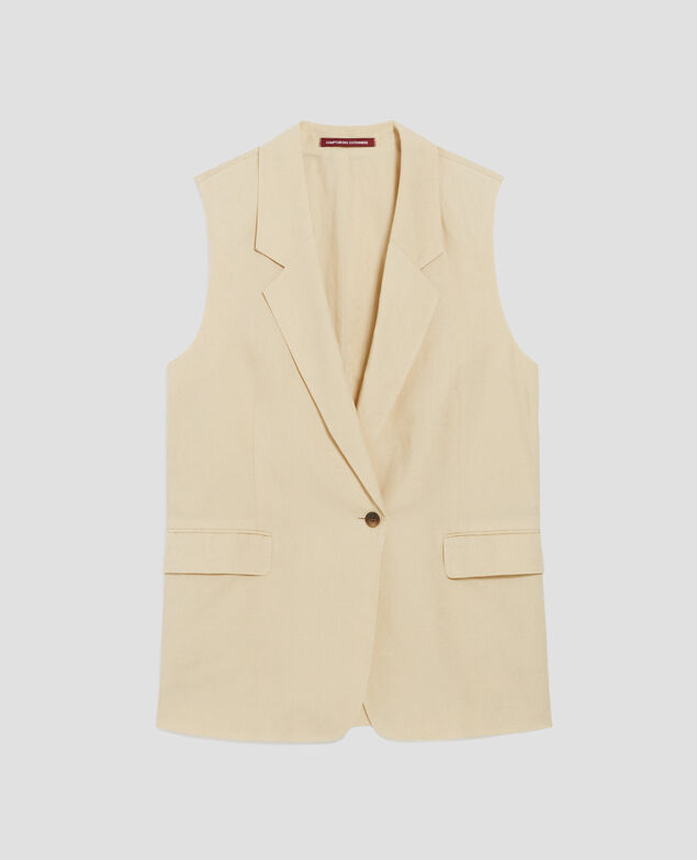 Blazer ohne Ärmel H311 oyester gray