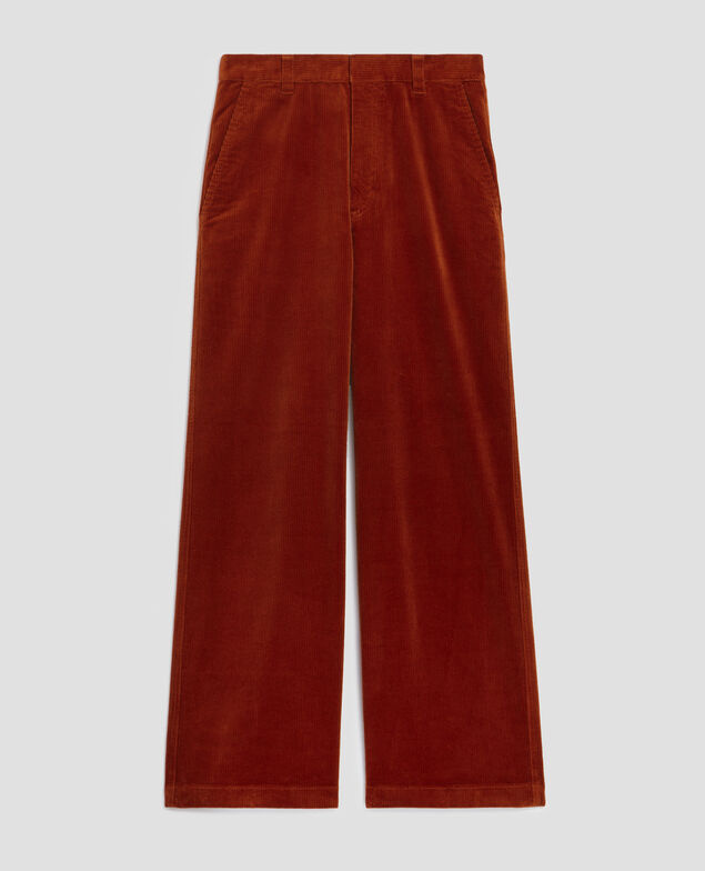 Hose aus Cord U270 orange