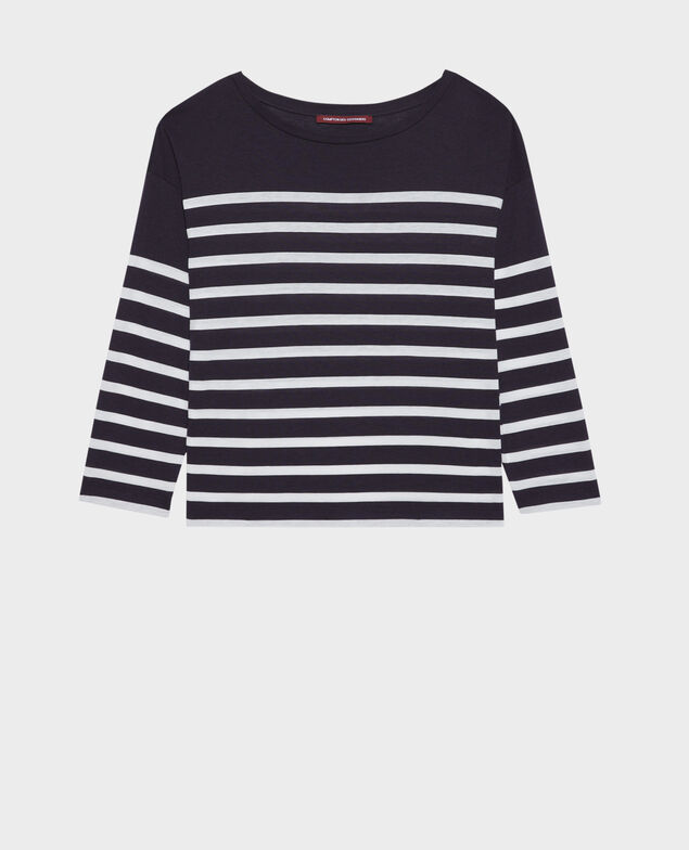 Marineshirt aus Mischbaumwolle 89 stripe navy