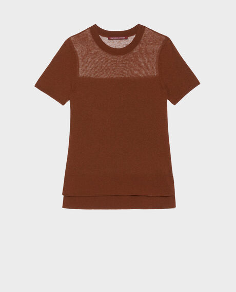 Top mit kurzen Ärmeln 0360 emperador brown 3sju147l02