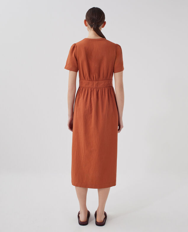 Midi-Kleid U260 orange