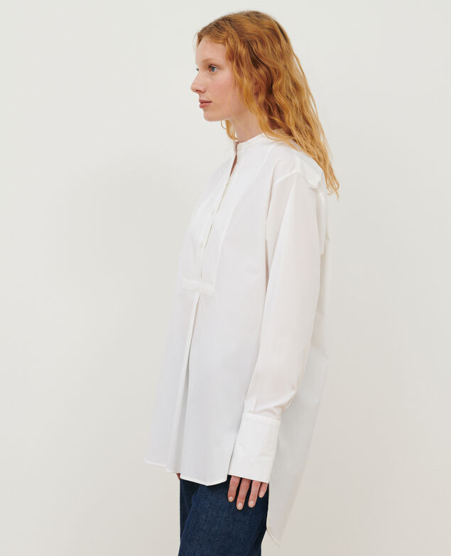 Baumwollbluse 4235 optical white