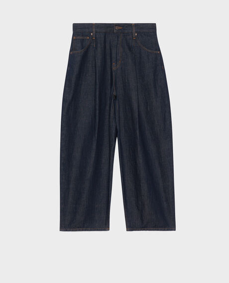 PEGGY - Karottenhose aus Denim-Canvas