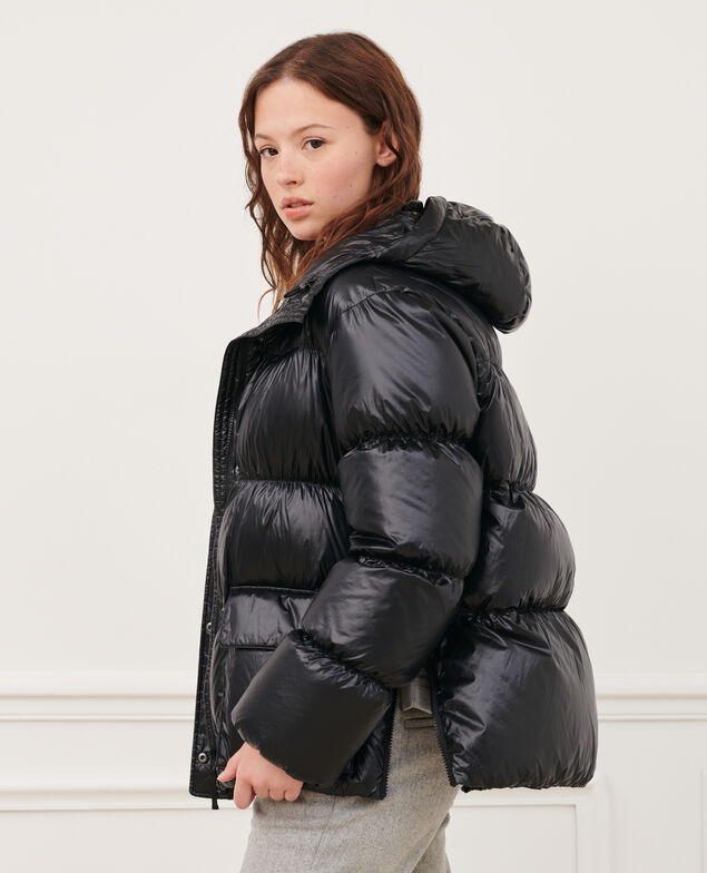 MARGOTTE - Kurze Daunenjacke 4216 black_beauty 2wja025n04