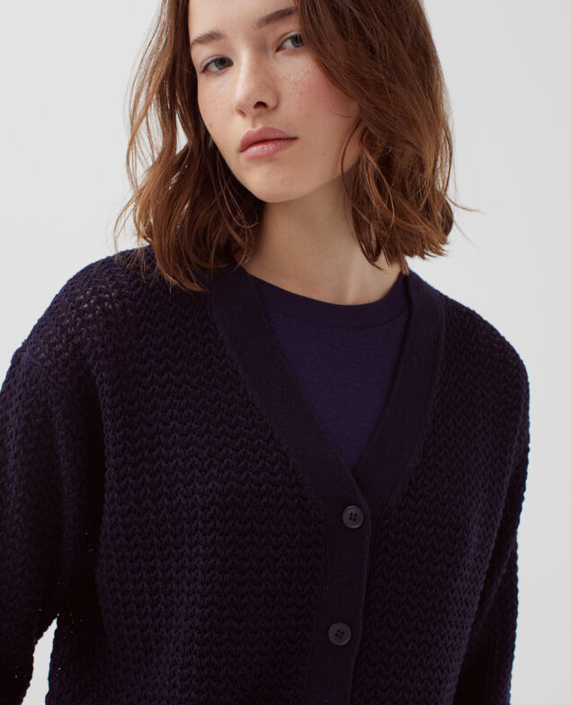 Langärmliger Cardigan H694 baritone blue