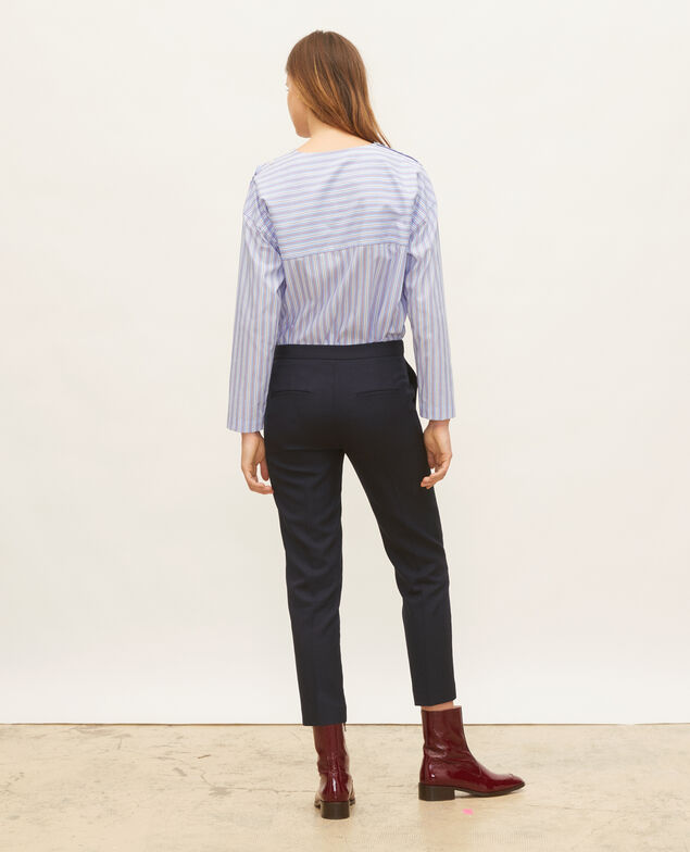 Gestreifte Oversize-Bluse Popeline stripes