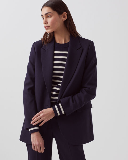 Tayloring-Jacke aus Wolle 7012C 69 NAVY