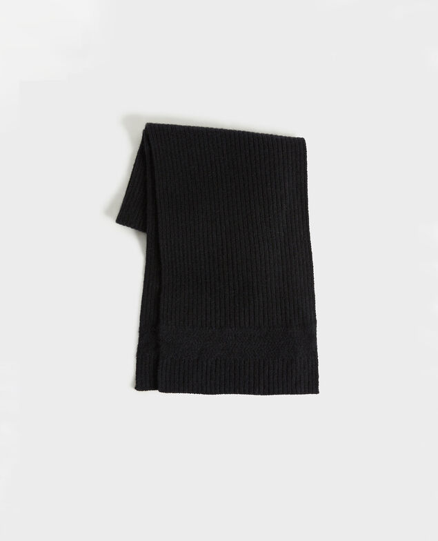 Schal aus Kaschmir Black beauty