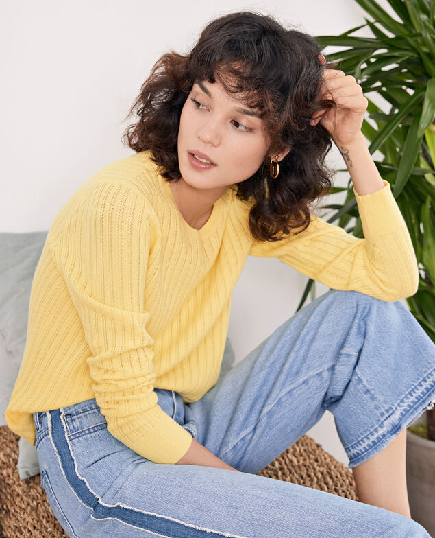 Cropped-Jeans Vintage wash