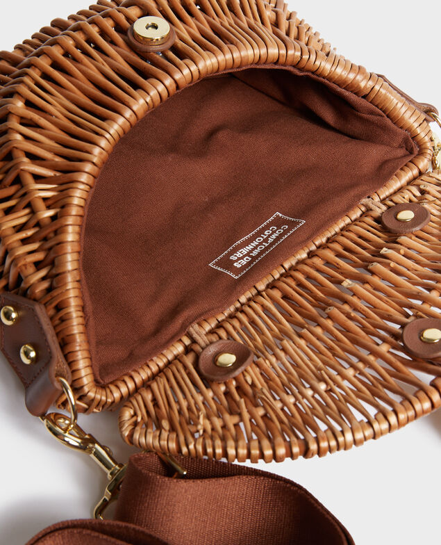 MIMI - Kleiner Weidenkorb Pumpkin spice Nuba