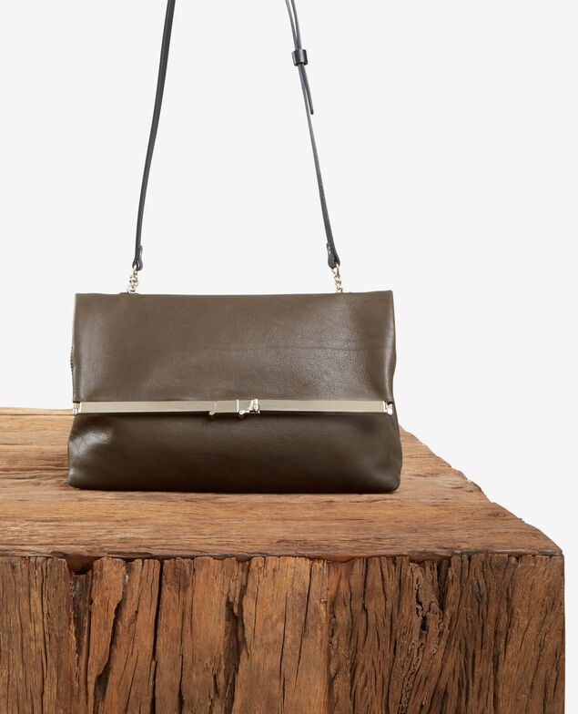 Ledertasche  Kaki