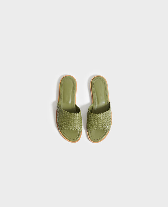PAM - Ledersandalen 58 GREEN