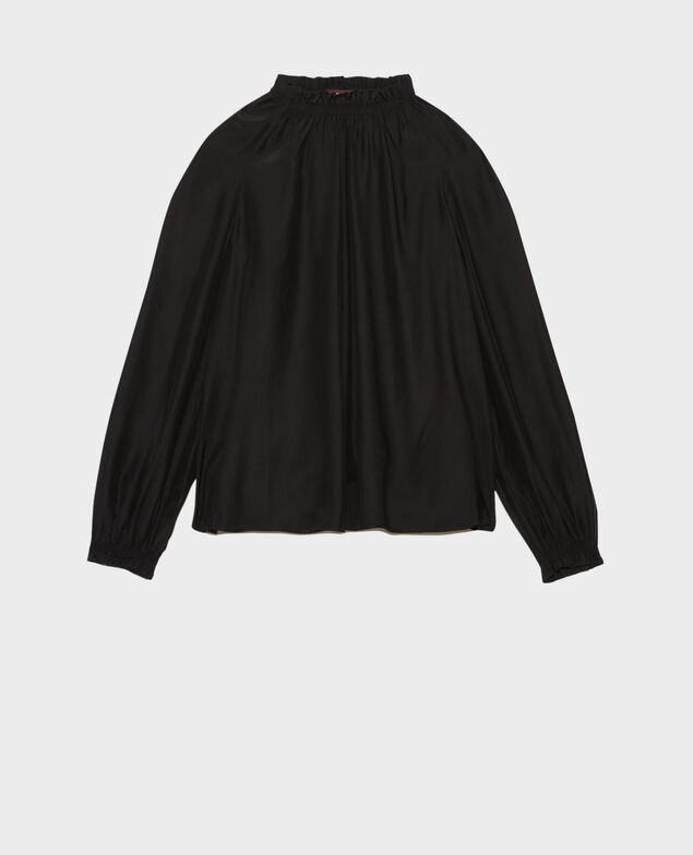 Seidenbluse Black beauty