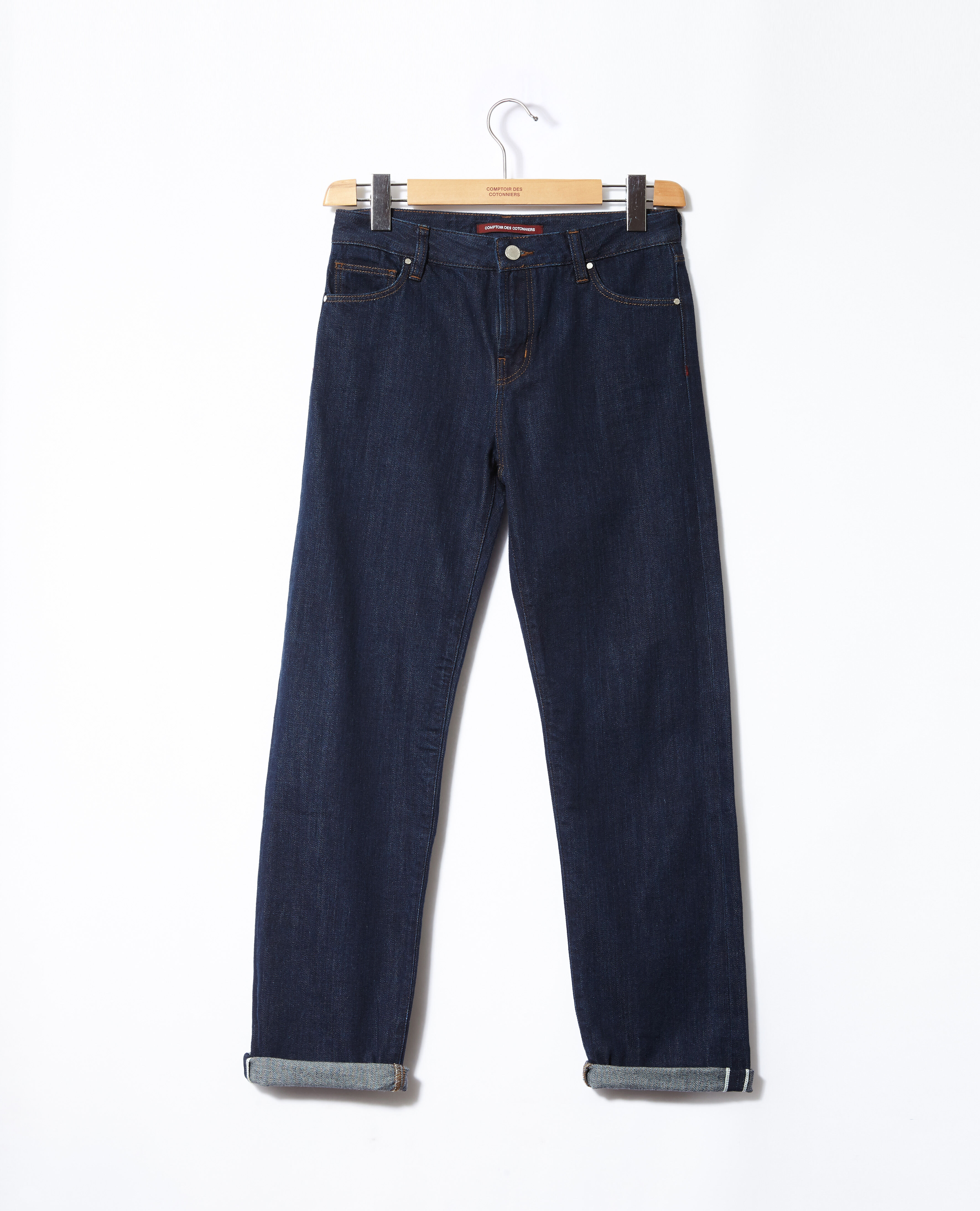 Real Straight-Jeans Blau Gobert