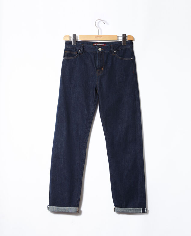 Real Straight-Jeans Blau