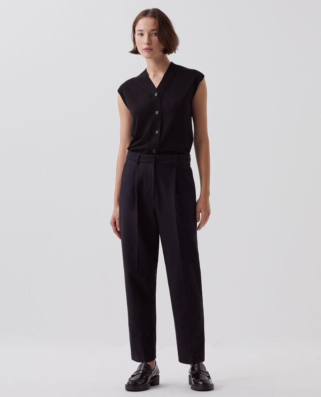 CAMILLE - Karottenhose H091 black beauty