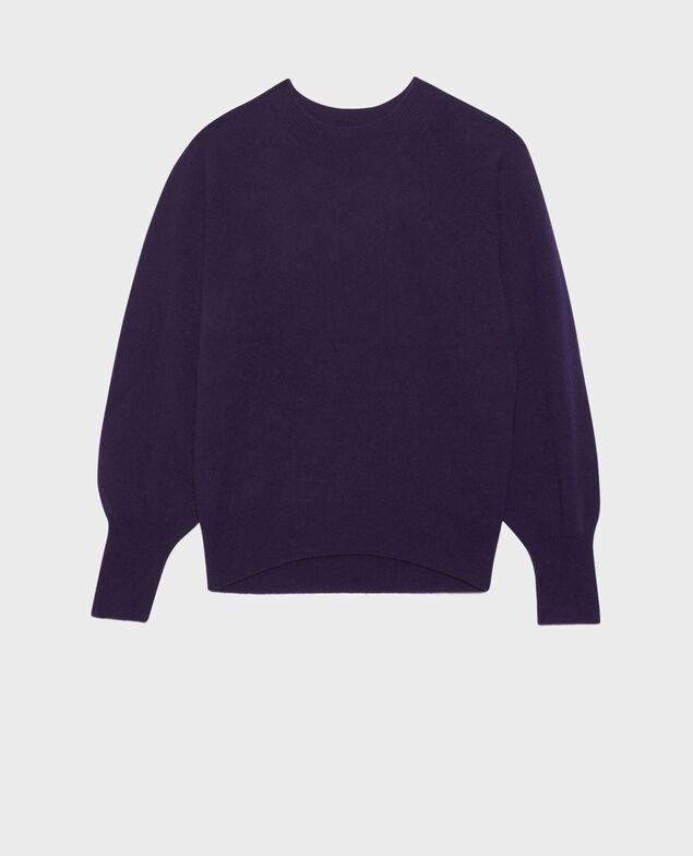 Pullover mit Rundhalsausschnitt aus Kaschmir 8846 69 navy
