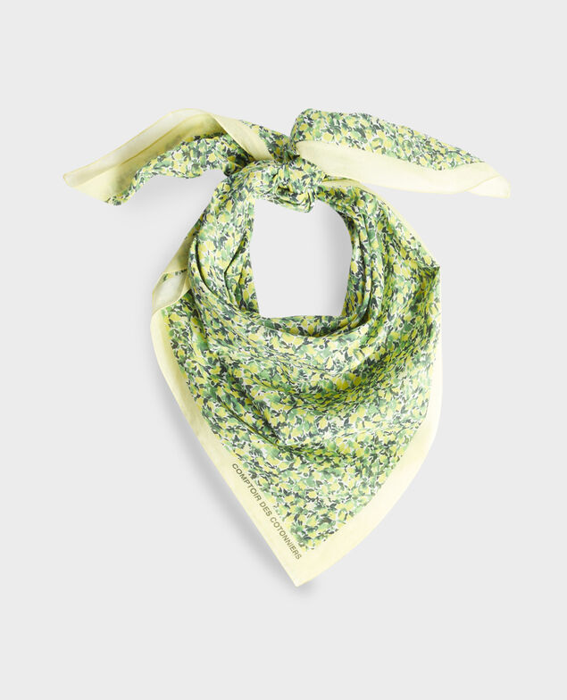 Tuch aus Baumwolle 116 print yellow