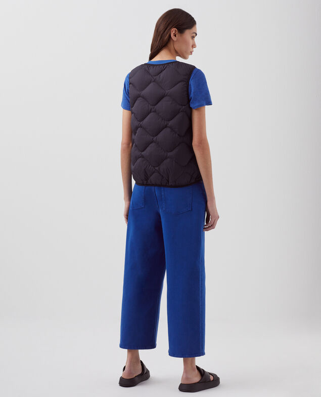 PLUME - Daunenjacke ohne Ärnel H091 black beauty