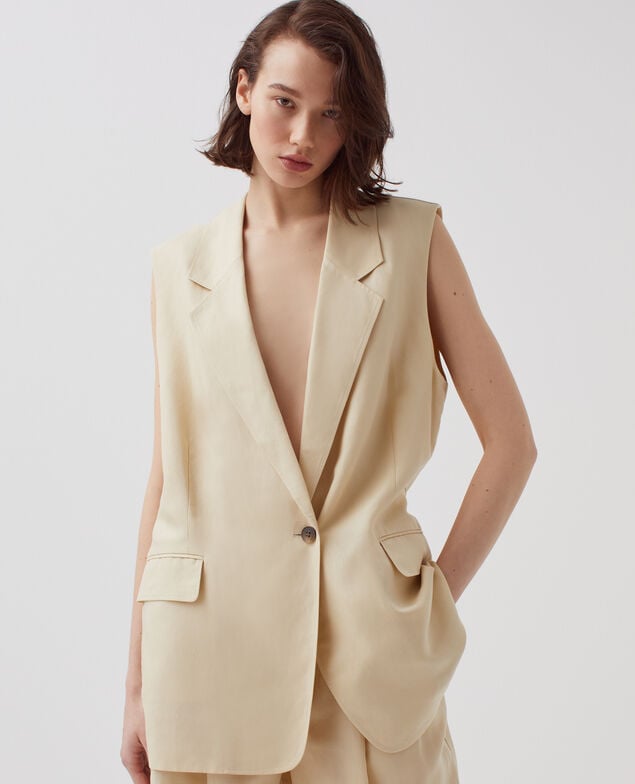 Blazer ohne Ärmel H311 oyester gray