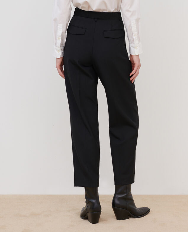 Anzughose aus Wolle A091 black