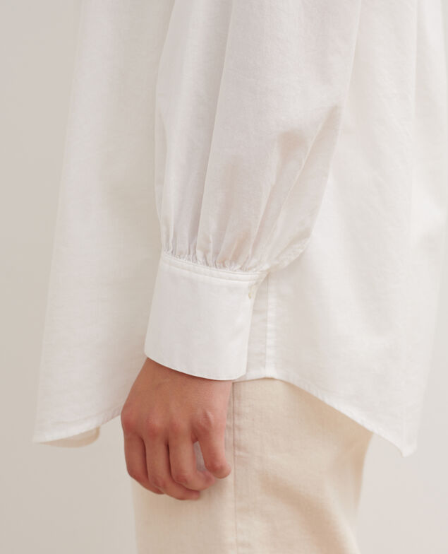 Tunikabluse aus Baumwolle 0007 white