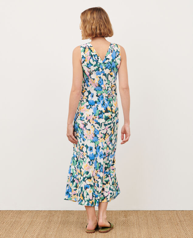 Langes fließendes Kleid