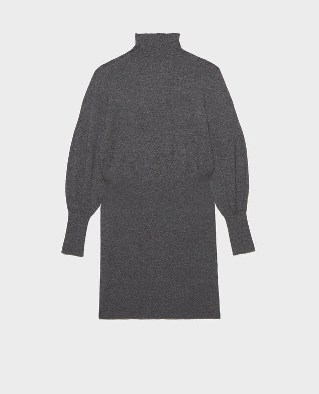 Pulloverkleid aus Kaschmir Medium grey melange