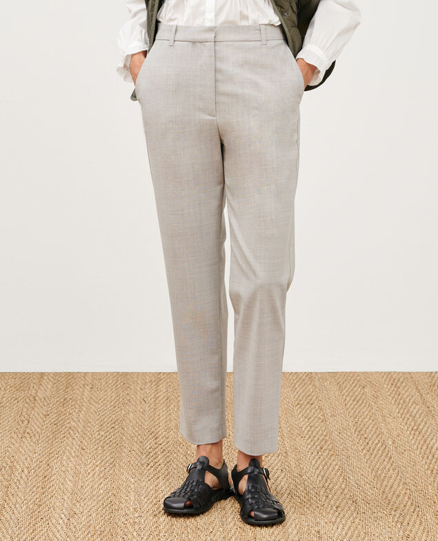 MARGUERITE - Zigarettenhose 7076 04 lightgrey