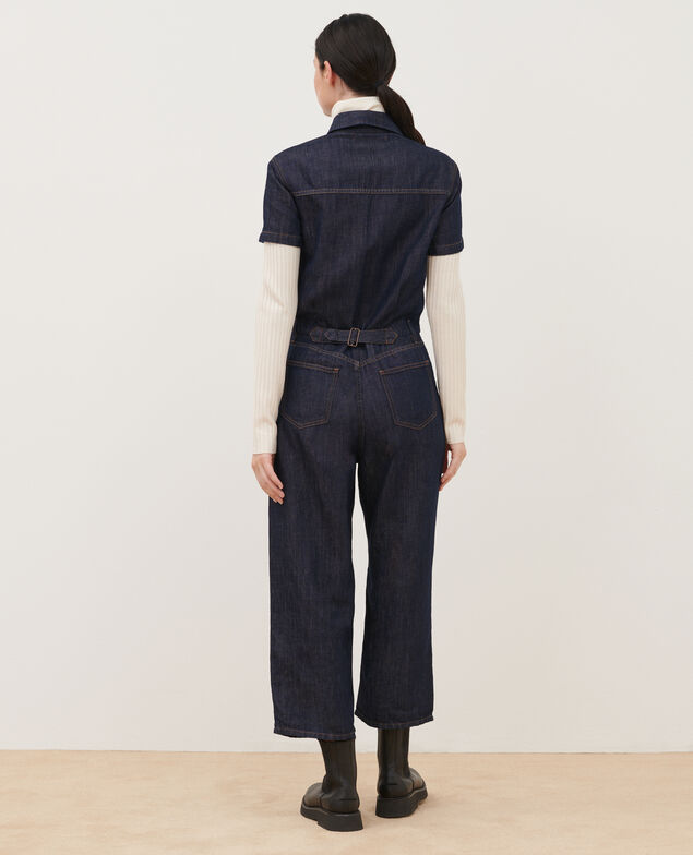 Jumpsuit aus Denimstoff