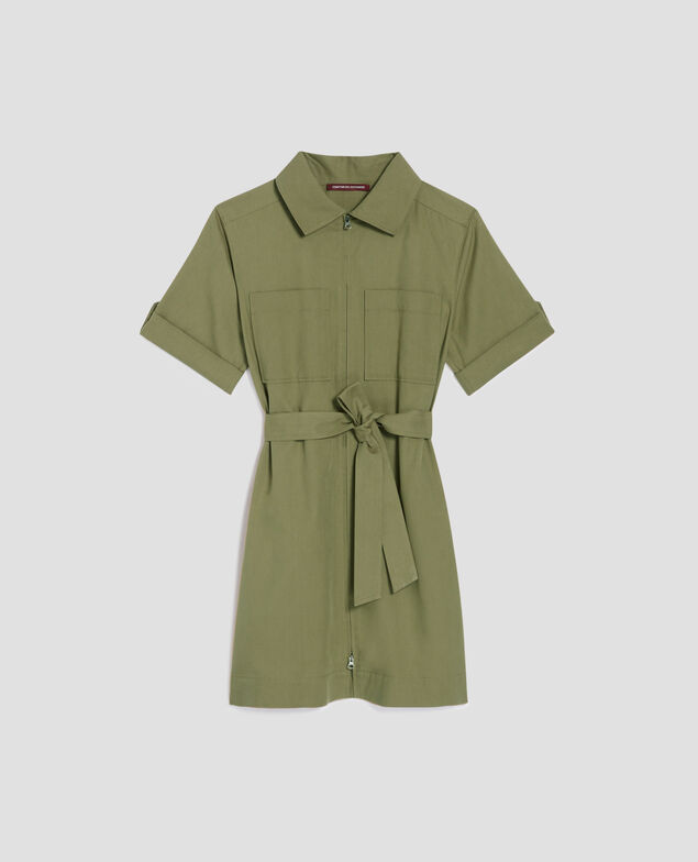 Cargo-Kleid mit Reißverschluss I560 covert green