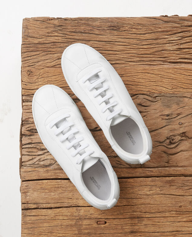 Sneakers aus Leder Off white