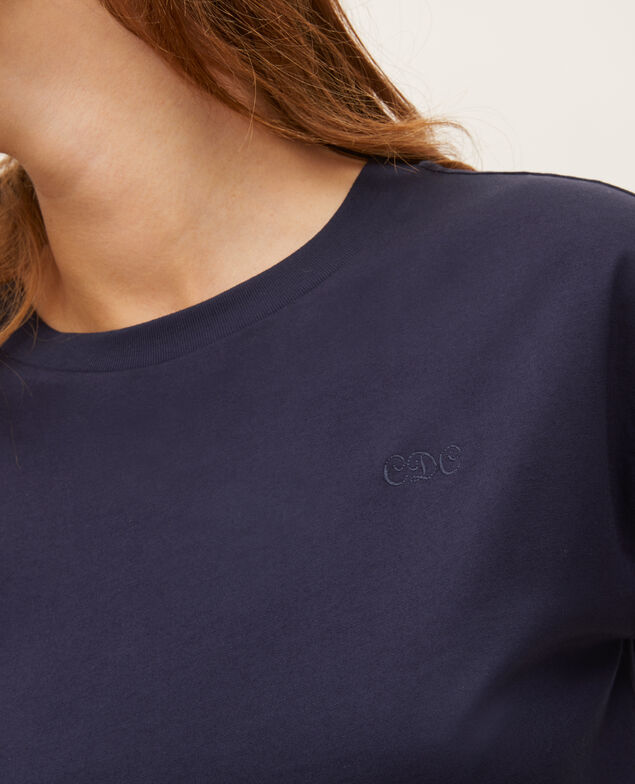 Oversize-T-Shirt aus Baumwolle mit kurzen Ärmeln Night sky Maincy