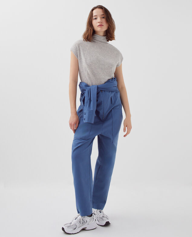 Cargo-Jumpsuit mit Reißverschluss I640 gray blue