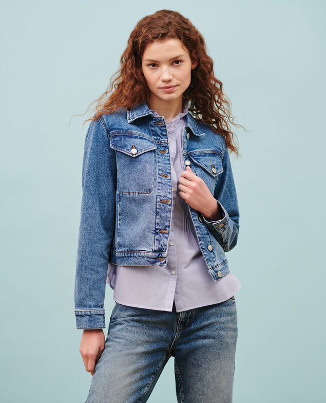 Kurze Jeansjacke