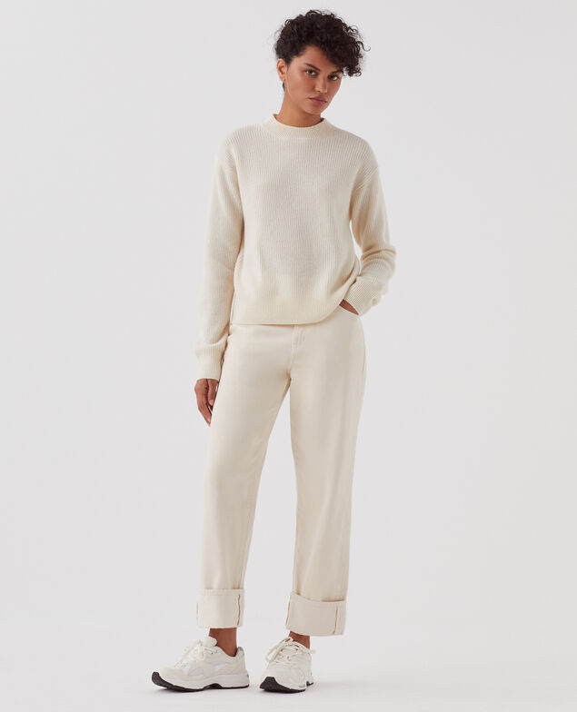 - Pullover aus Wolle U010 off white