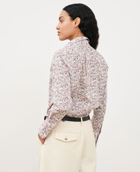 Baumwollbluse 0110 champs fleuris pink 3ssh019c11