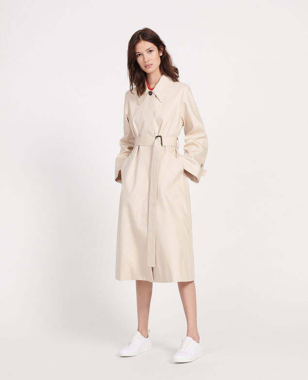 Trenchcoat aus Baumwolle  Smoke gray