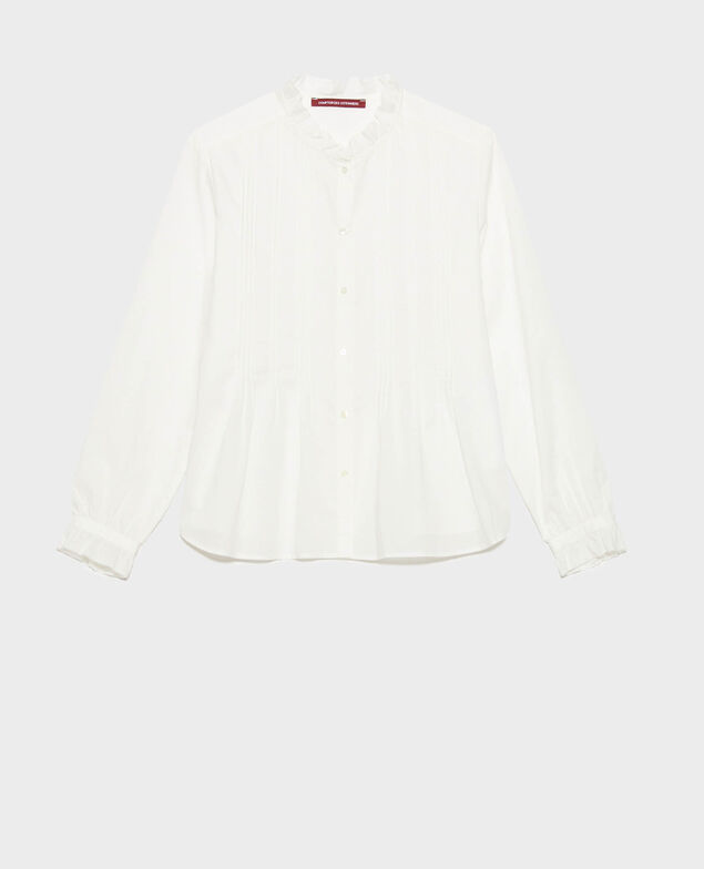 Bluse aus Baumwolle 4224 gardenia