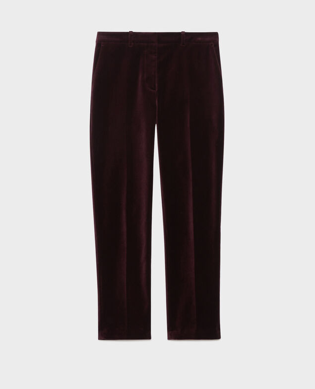 MARGUERITE - Zigarettenhose A180 wine