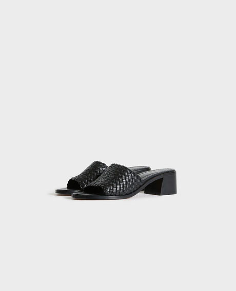 Ledersandalen mit Absätzen 09 black 2ss22353
