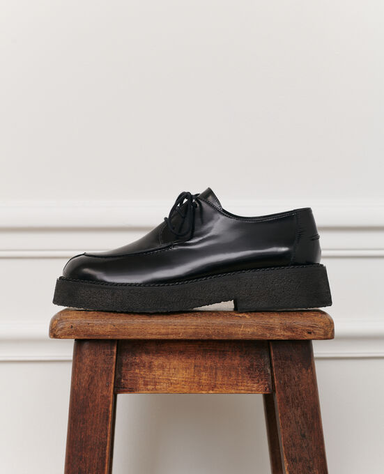 Derbies aus glänzendem Leder 4216 BLACK_BEAUTY